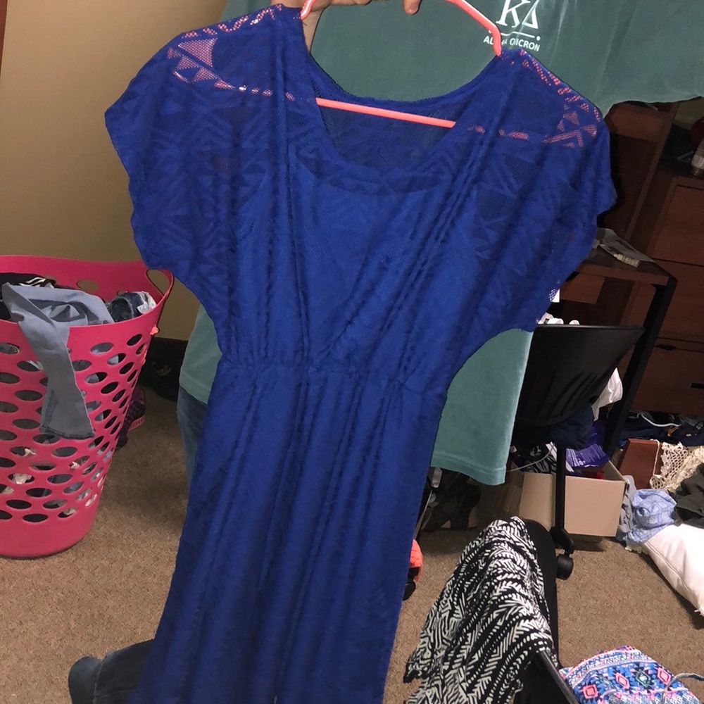 Blue dress